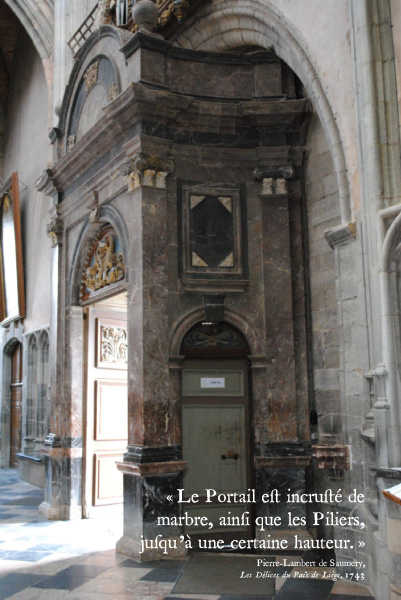 Basilique de Saint-Hubert - Tambour d'entrée