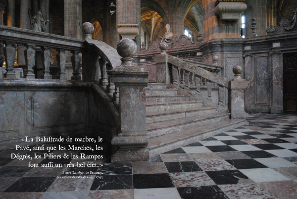 Basilique de Saint-Hubert - Balustrade du choeur